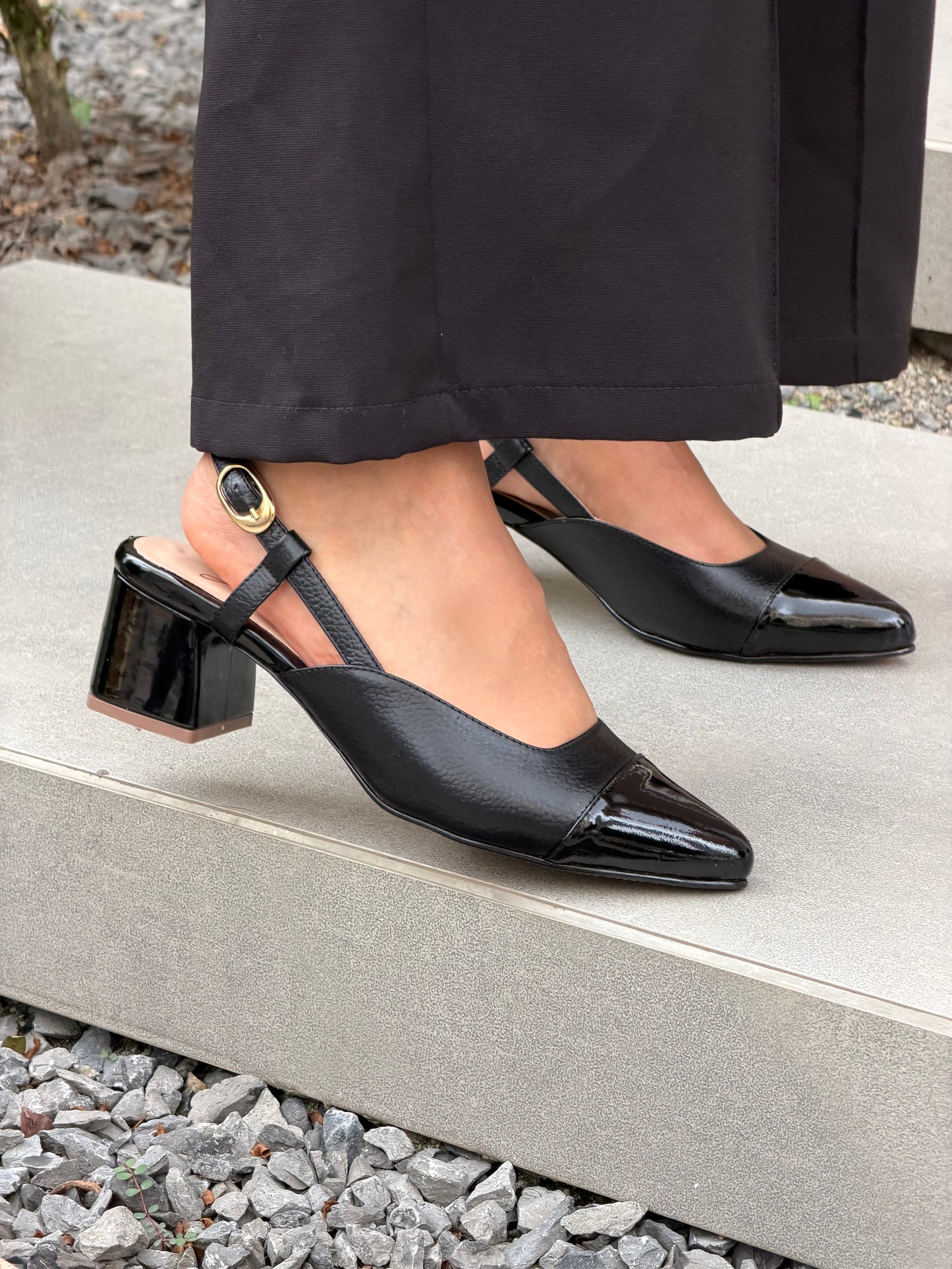 Stilettos Bicolor charol