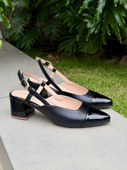 Stilettos Bicolor charol